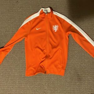 Nike drifit soccer jacket size medium women=small men